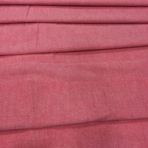 Peach Cotton Chambray Fabric