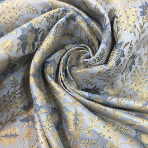 Sky Blue Banarsi Brocade