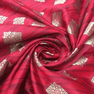 Red Banarsi Brocade