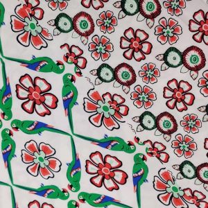 Border Print Rayon Fabric